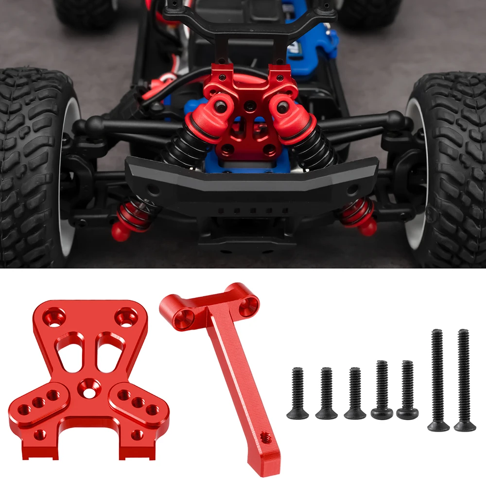 YEAHRUN Ammortizzatore Anteriore Posteriore Ammortizzatore Torre Staffe per 1/18 Rc Auto latrax teton Parti di Aggiornamento