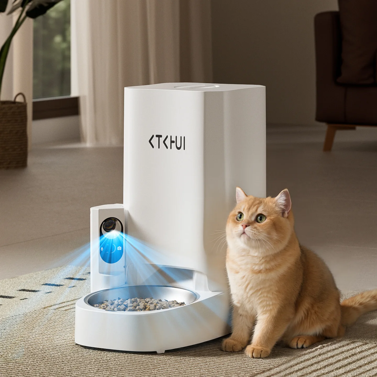 Comedero inteligente con cámara y app para perros y gatos XL - imagen 3