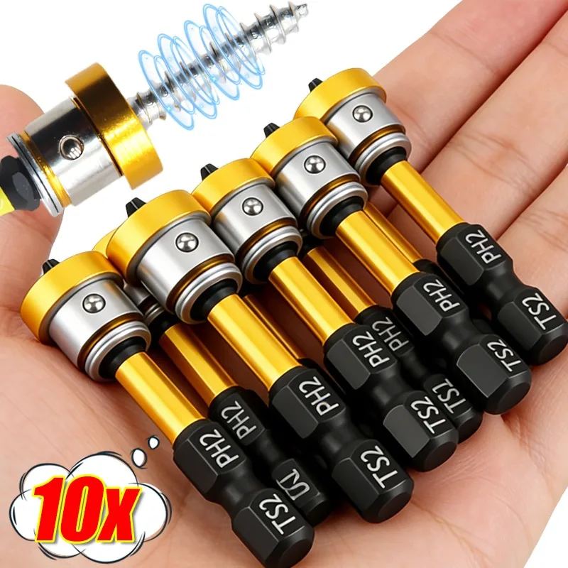 Positioning Screwdriver Bits Steel Magnetic Batch Head For Plasterboard Drywall Locating Batch Head Screws Setter Drilling Tool
