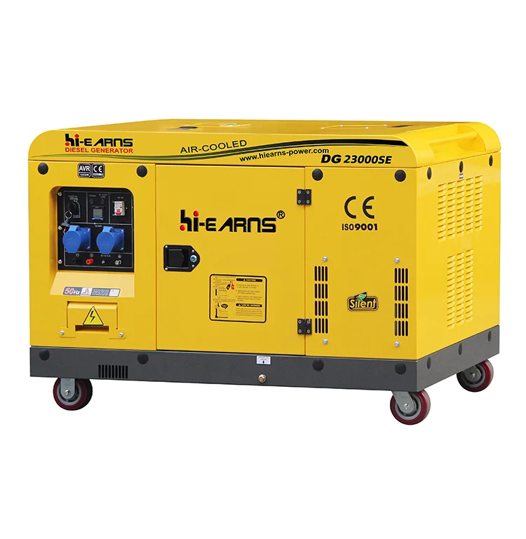 Air-cooled two cylinder 16KW 20KVA Quiet die·sel Generators Silent Type for Home Use