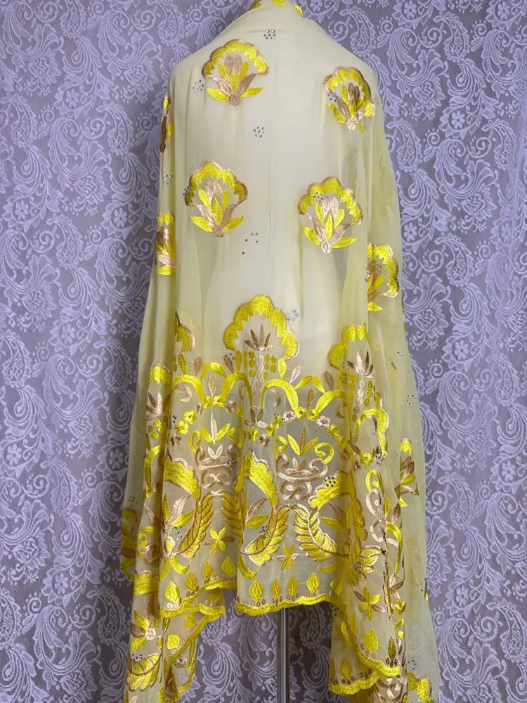 وشاح حجاب إسلامي أفريقي بالجملة 2 متر × 1 متر زهور تقليدية أنيقة قابلة للتنفس شال شيفون رخيص للنساء الصلاة أفريقيا #5