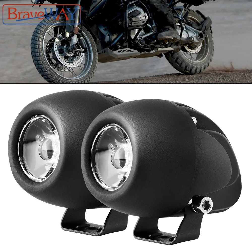 

BraveWAY Motorcycle LED Auxiliary Driving Light, UTV/ATV/bike Fog Lamp, Work Light for BMW/Honda/YAMAHA/SUZUKI/Polaris/Can-Am