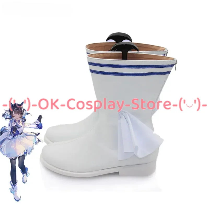 Daring Tact Cosplay Shoes Game Pretty Derby Cosplay Props PU Leather Shoes Halloween Carnival Boots Custom Made