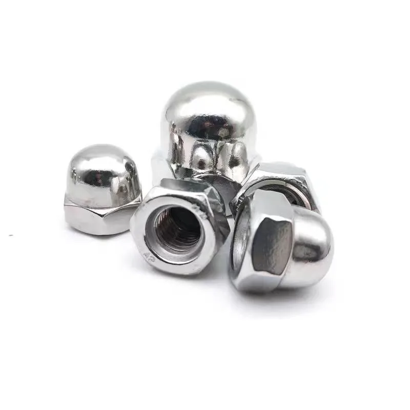 

304 Stainless Steel and galvanizing 304 Hex Decorative Cover Semicircle Dome Cap Acorn Nuts