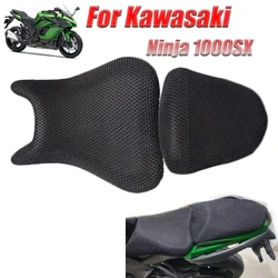 Motorcycle Breathable Seat Cushion Cover Protector Guard 3D Sunscreen Mesh Pad Protection For Kawasaki Ninja 1000SX 1000 SX