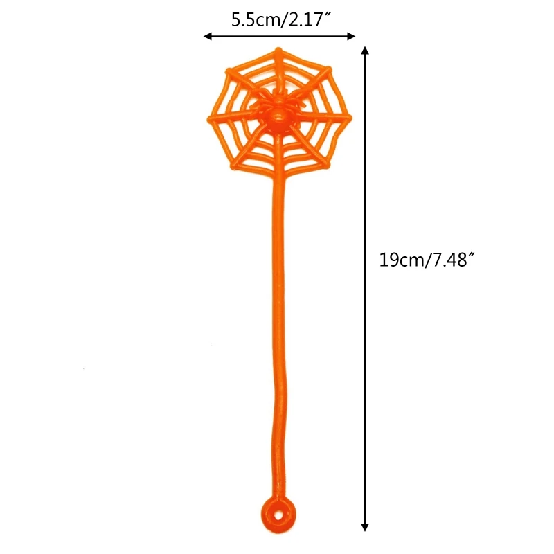 pegajoso teia aranha corda elástica fácil colar na parede novidade mordaça presente da criança alívio do estresse