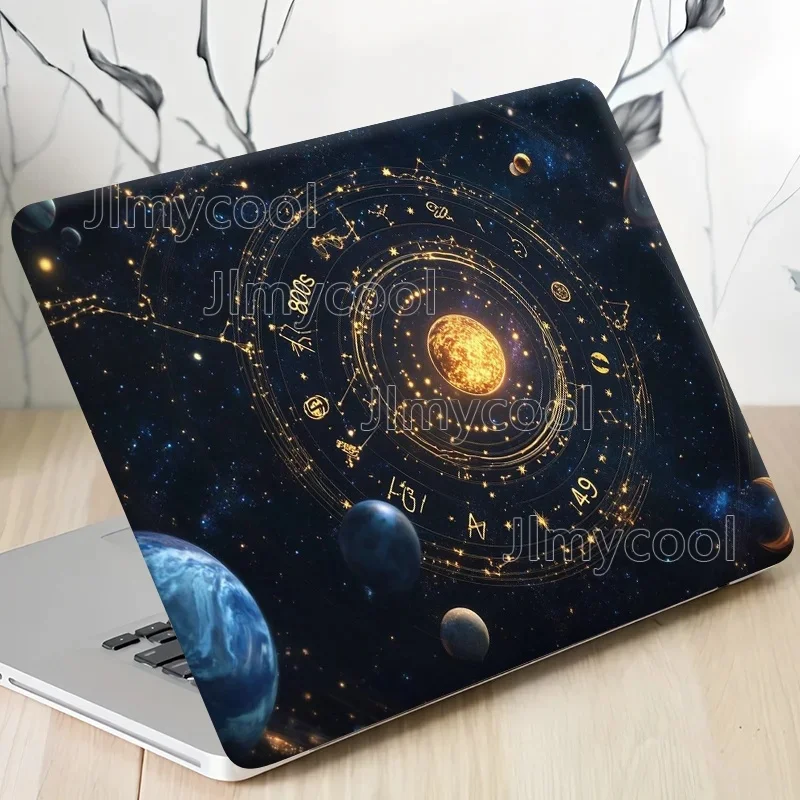 3Pc 1pc Spare Don't Be Afraid of Sticking It Computer Skin New Galaxy Planet Series Laptop Sticker Decal PVC Material- Good