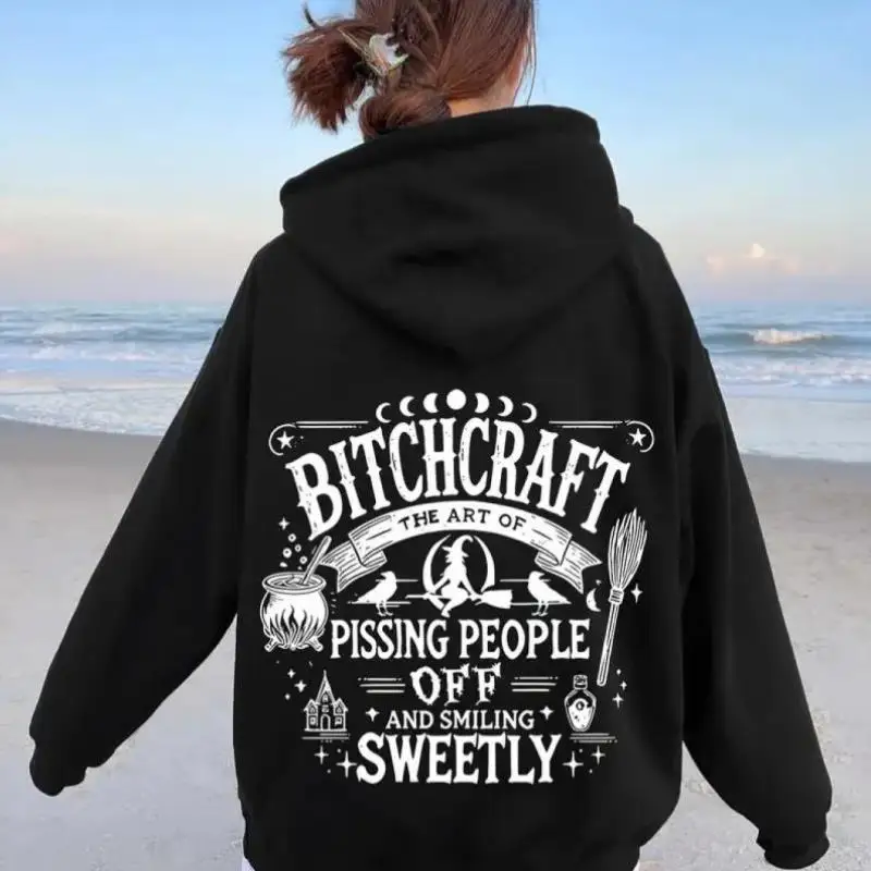 

Новинка 2025, трансграничная женская повседневная толстовка большого размера с большим буквенным принтом, удобный материал Princ Sve Top Quali