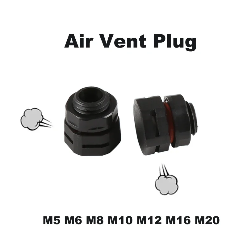 

M5 M8 M10 M12 M20 Air Vent Valve PA66 Waterproof Nylon Vent Plug