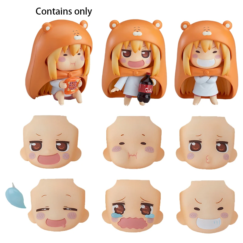 Original Gsc Anime Model B6 Himouto Umaru Chan Figure Changeable More Face Q Version Collection Action Figure Toys for Boys