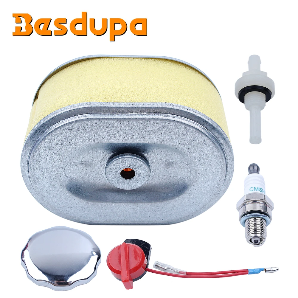 

Air Filter Fuel Cap Stop Switch Kit For Honda GX160 GX200 5.5HP 6.5HP Gas Engine Trimmer Accessories Garden Tool Parts