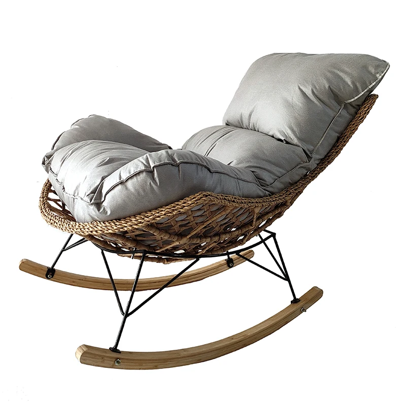 

Cheap good quality living room rattan rocking chair outdoor furniture for sale