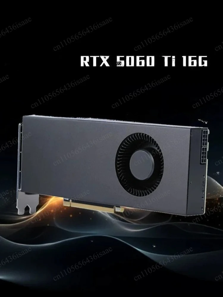 RTX 5060 Ti 16GB Graphics Card, Blower Cooling GPU for Esports Gaming, 3D Rendering, Live Streaming & Video Editing