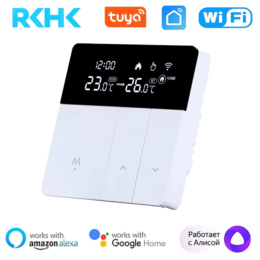 Tuya WiFi Smart Thermostat Temperature Water Electric Floor Heating Gas Boiler Controller Support Yandex Alice Alexa Google Home