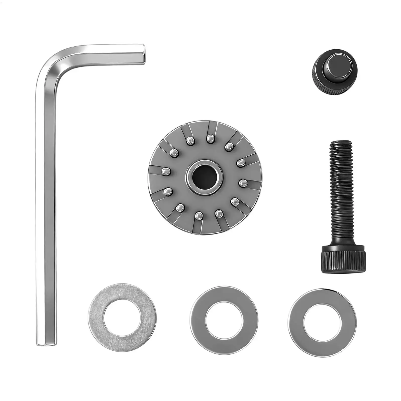 Carbon Steel Star Lock System Quick-Release Star Carbon Steel Converter Multi-functional Adapter for Kitchen Workshop Garage