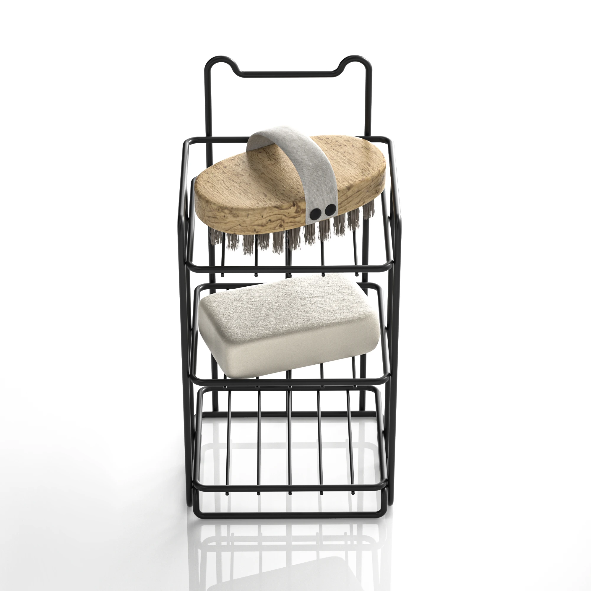 

Portable 3-Tier Stainless Steel Shampoo Bar Holder for Bathroom Shower Rack for Shampoo Conditioner Soap Bars