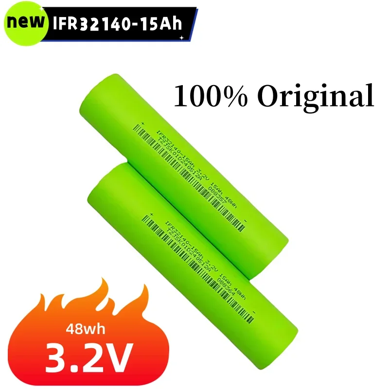 4pcs Lithium Iron phosphate battery lpega Cylindrical 3.2V 15Ah Lifepo4 Cell for RV Electric Car Energy Storage Battery