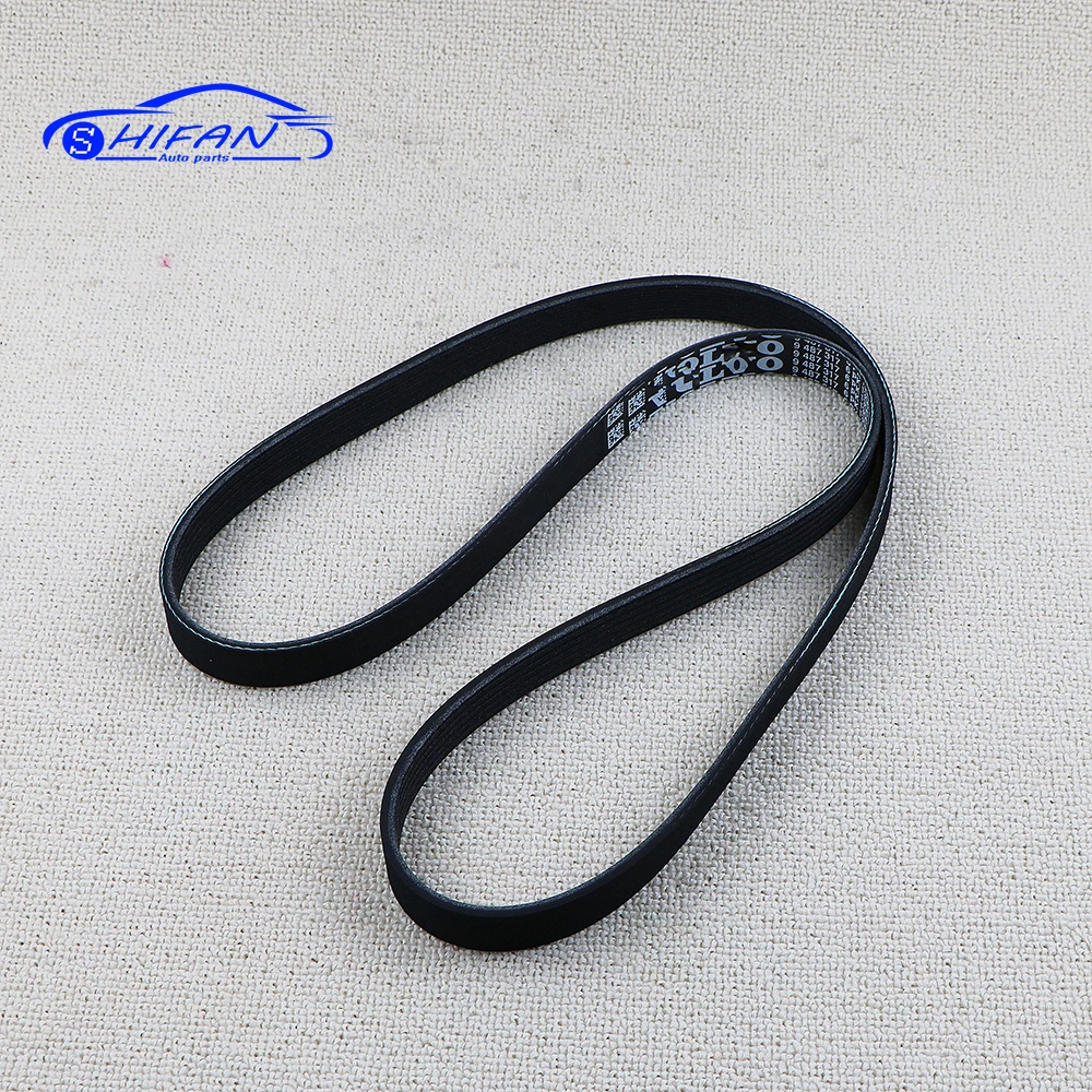 9487317 Car Alternator Drive Belt  Alternator Belt For Volvo S40 V50 C30 2005 2006 2007 2008 2009 2010 2011 2012 8670156