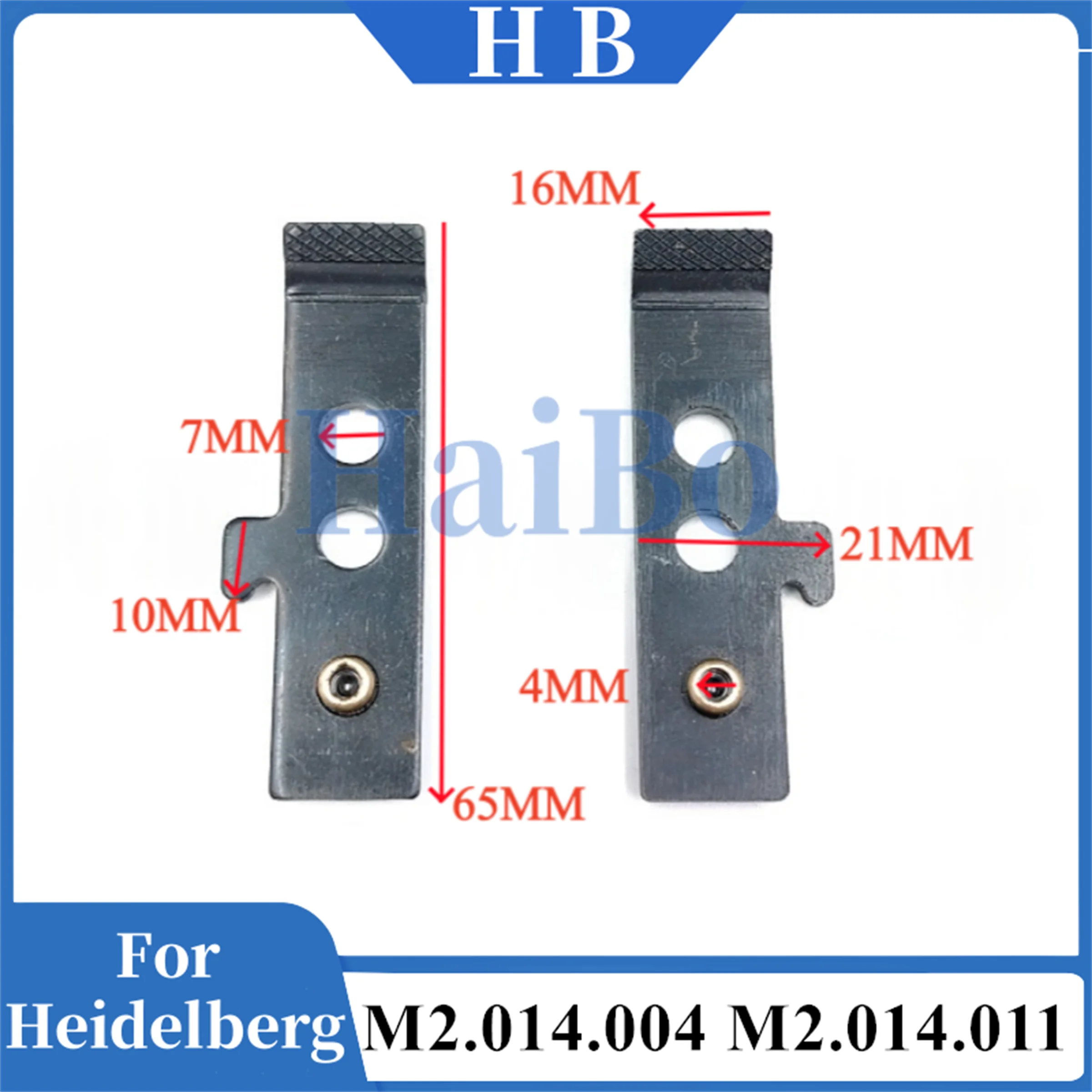 HaiBo Best Quality M2.014.011 M2.014.004 Delivery Gripper Finger O.S. for Sm74 Printing Machine Parts 65X16MM