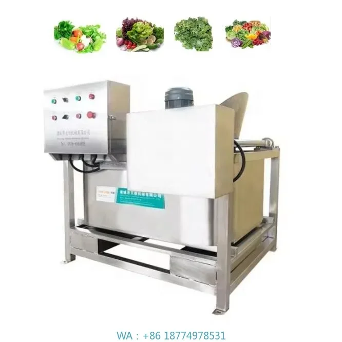 Dehydrator Rotary Spin Dryer Dewatering Drying MachineCE 15~20kg Batch Industrial Washed Salad Vegetables Lettuce Centrifugal