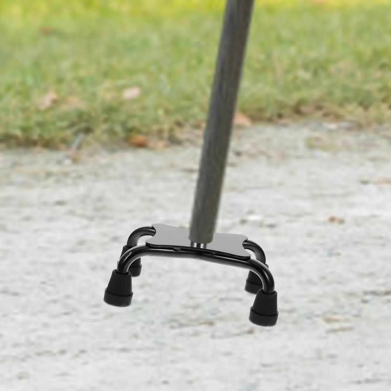 

Crutch Tip Nonskid Quad Cane Tip Replacement Sturdy Rubber Cane Foot Cover Non Slip Walking Stick Accessory Hiking Trekking Pole