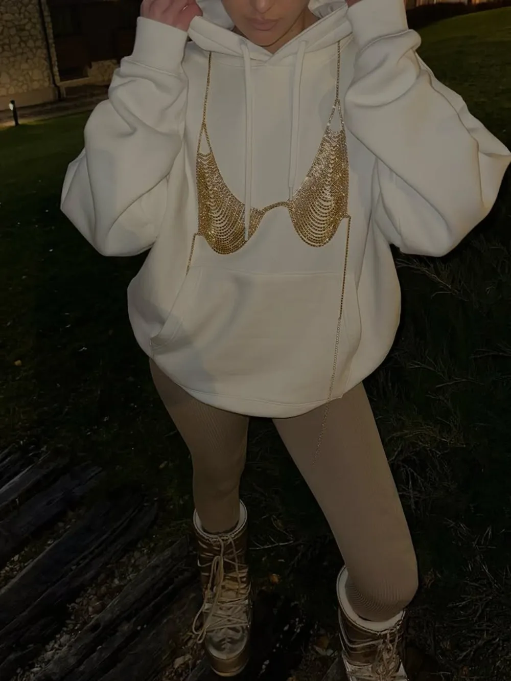 Felpa con cappuccio a rete cava sexy gotica americana Y2K Abbigliamento Felpa pullover traslucido moda donna Giacca casual a maniche lunghe