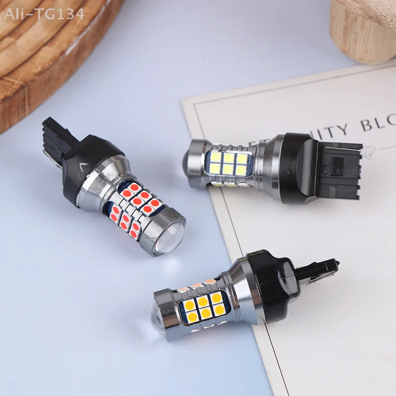 

1PC T20 LED Bulb 7440 7443 WY21W W21W Car Signal Lamp 27SMD 3030 Backup Brake Reverse Parking Light