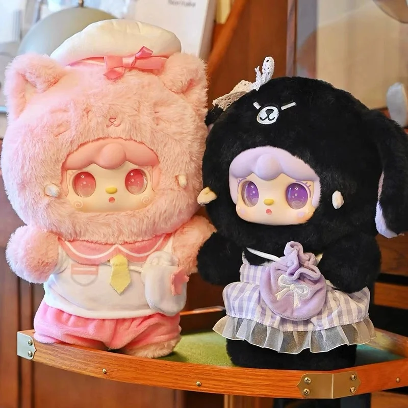 

Аутентичные Yooki, 400% большой корпус, 2, карманная трендовая игрушка с пожеланиями, плюшевая виниловая глухая коробка, загадочный подарок на день рождения, Рождество