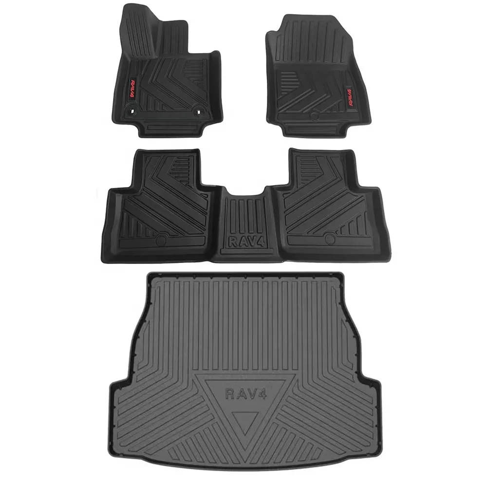 

Car truck mats Accessories 4pcs TPE Rubber Car Mat Liner With High Quality For To-yota Rav4 Right Hand