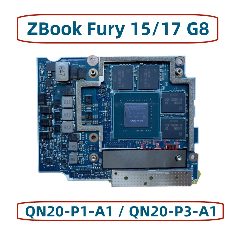 ل HP ZBook Fury 15 G8 Fury 17 G8 بطاقة الفيديو M76117-001 NVIDIA Quadro RTX T1200 RTX A2000 4GB QN20-P1-A1 QN20-P3-A1 LS-K772P