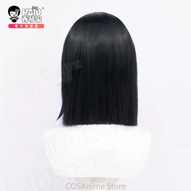 أنيمي لعبة الغريبة المرحلة سوا تأثيري حلي الباروكات شعر أسود المرأة مثير الأبيض فستان نحيل Kawaii Bowknow Hallowmas لعب الأدوار