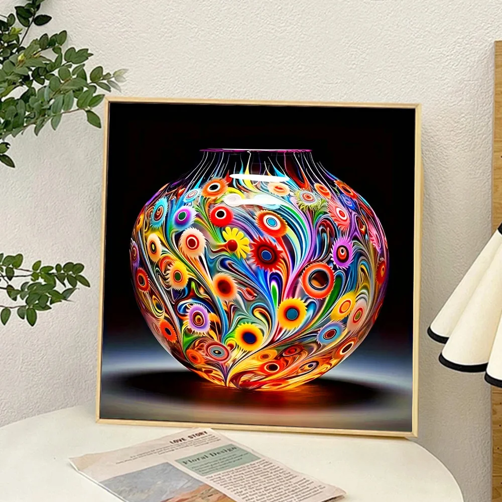 AZQSD New 2024 Diamond Painting Vase New Arrivals Diamond Embroidery Rhinestones Picture Home Decor Art Cross Stitch Kit