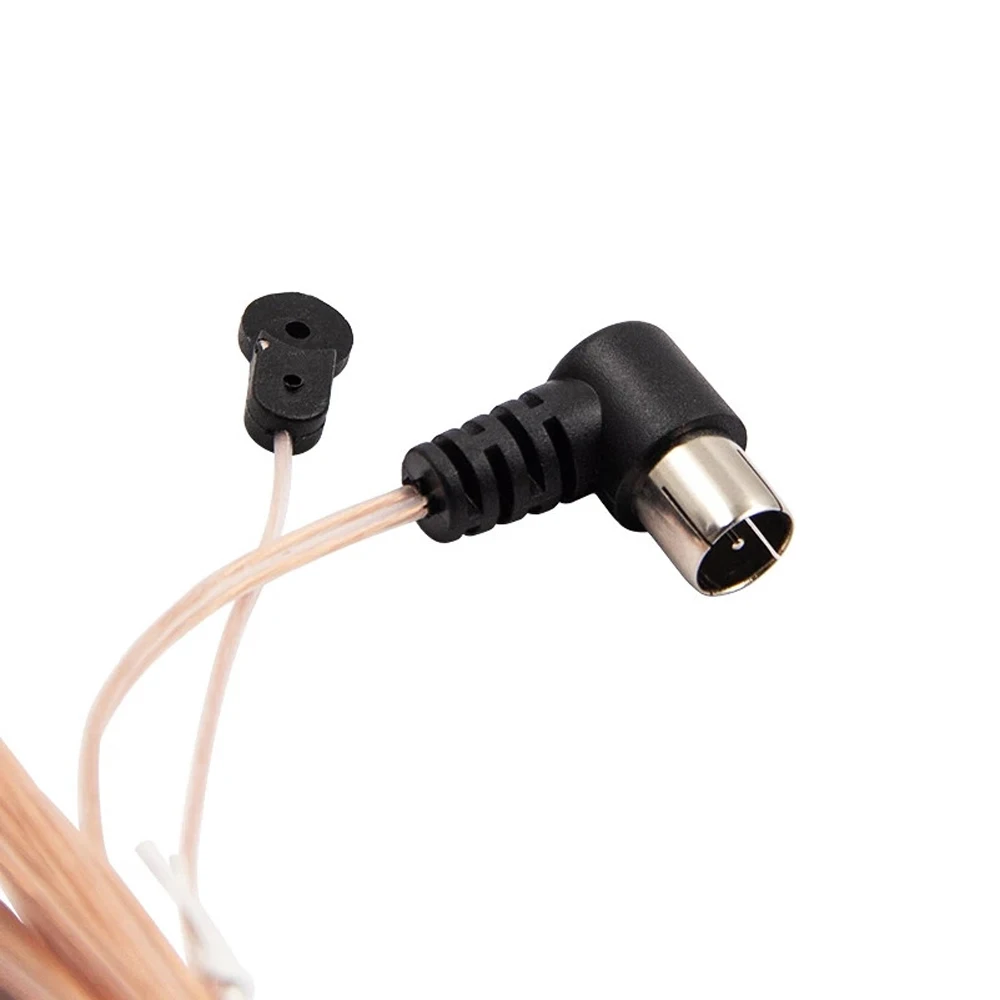 

Electronics Indoor Use F Connector Male Type AM/FM HD Aerial T Antennas FM Radio Wire Cable FM Radio Antenna Dipole Antenna