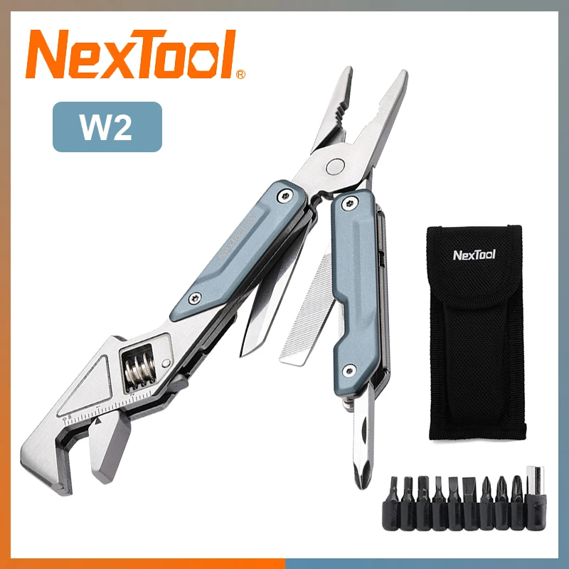 NexTool Light Wrench W2 Multi Tool Foloding Pliers Multi-functional Spanner Screwdriver Outdoor Camping EDC Home Repair Tools