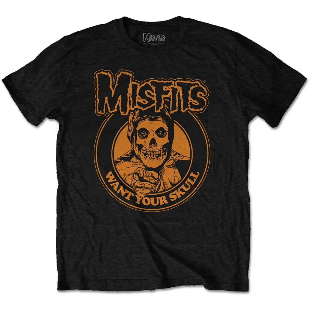 Misfits Want Your Skull Black T Shirt Official