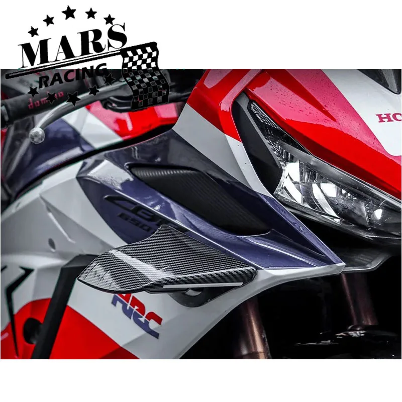 Dla Honda nne CBR650R cbr650r 2018-2022 2023 Motocyklowa lampa narożna Przednie światło Osłona boczna Winglet Wind Fin Spoiler Osłona wykończeniowa