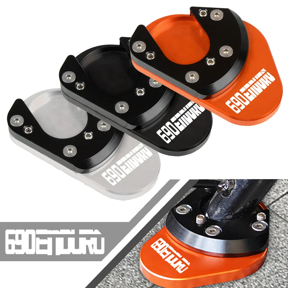 

2025 690 ENDURO enduro Duke R SMC 2008 - 2024 RC 125 200 390 Motorcycle Side Stand Enlarger Kickstand Enlarge Plate Pad For KTM