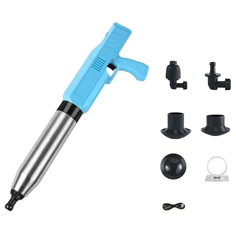 

KYCOR-High Pressure Universal Toilet Plunger Pneumatic Pipe Dredging Tool Electric Stainless Steel