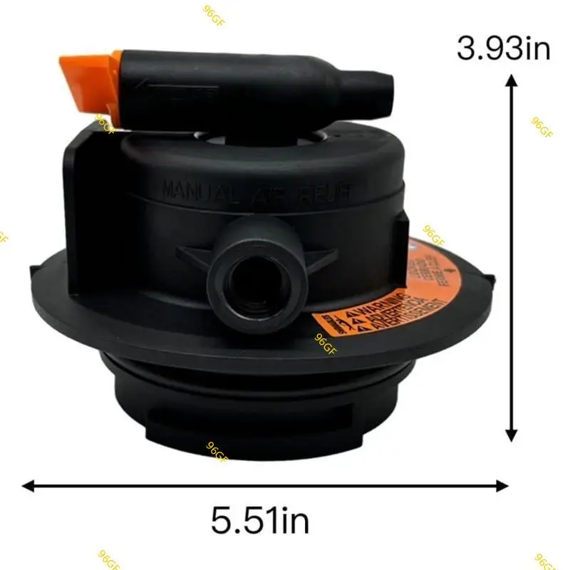 

96GF Manual Air Relief Assembly DEX2420MAR2 with Pressure Gauge Plastic Texture
