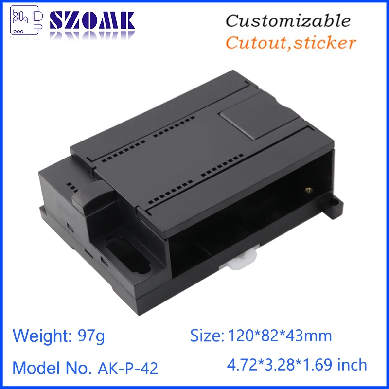 SZOMK Produkcja obudowy z tworzywa sztucznego AK-P-42 120*82*43MM system sterowania plc do wtryskarki z tworzyw sztucznych obudowa z tworzywa sztucznego abs