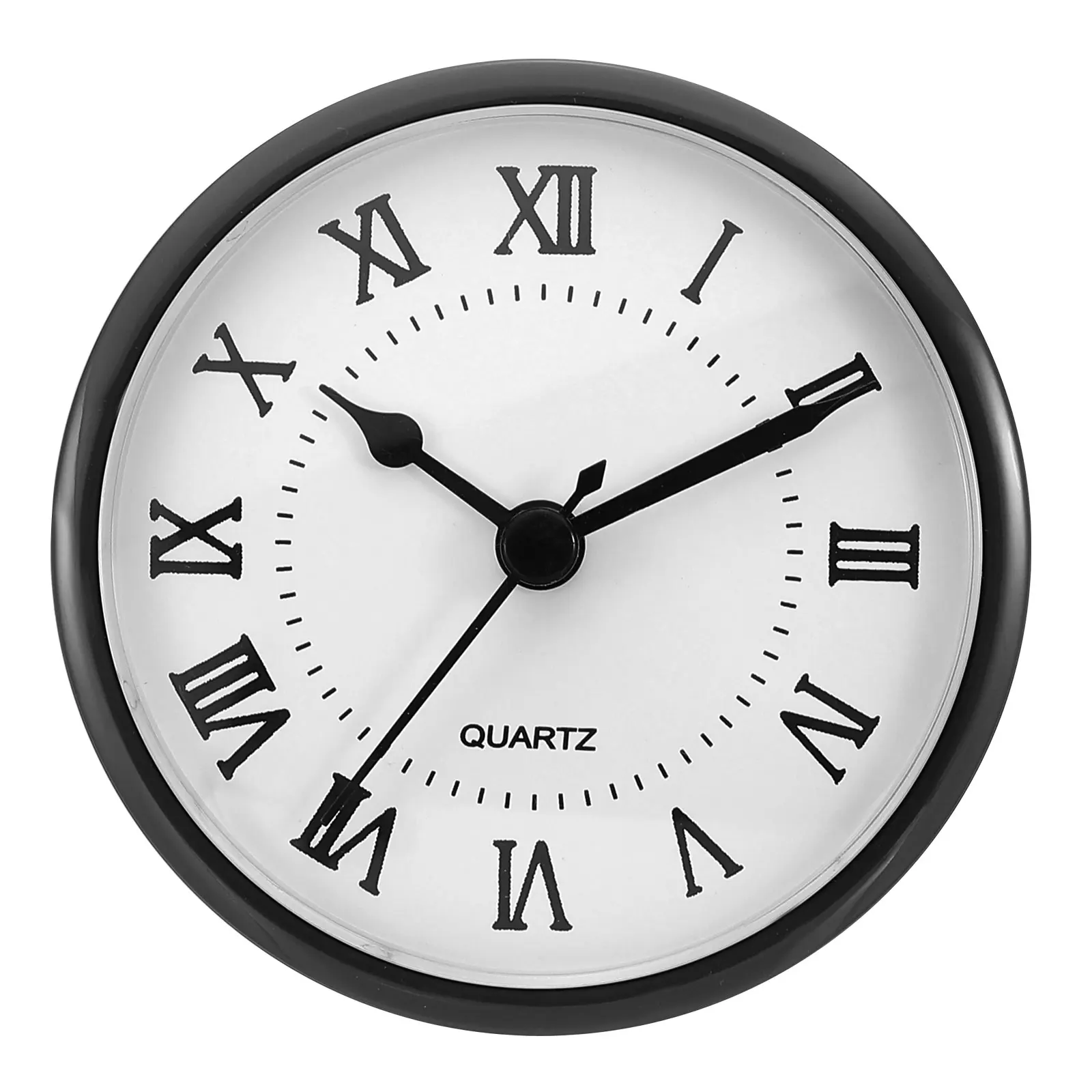 Uxcell Quartz Clock Insert  Round Quartz Movement Miniature Clock Fit 78mm/61mmDiameter Hole for Replacement Home 1/2 Pcs