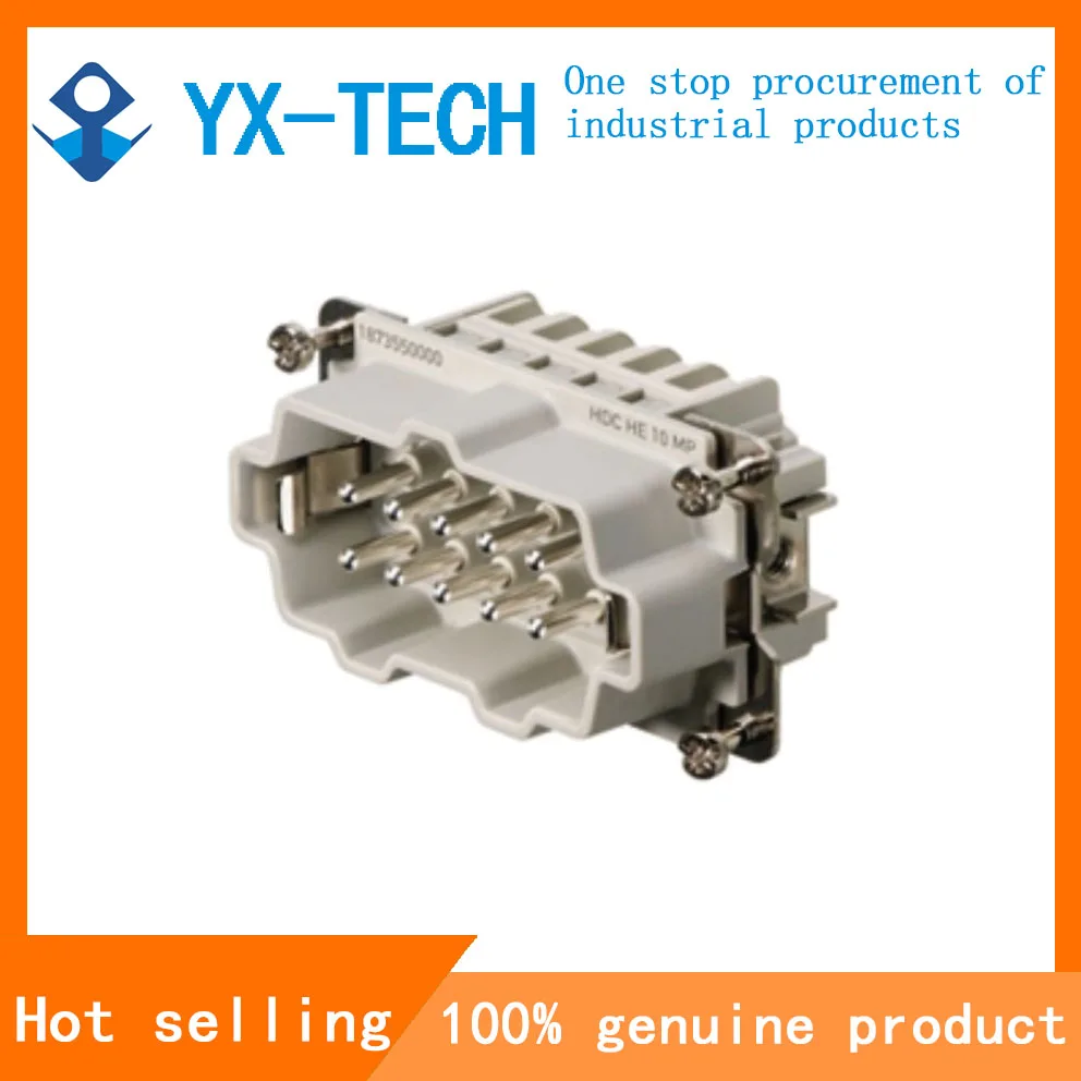 

Original HDC HE 10 MP 1873550000 Weidmuller Heavy duty connectors HDC insert Male 500V 16A Number of poles: 10