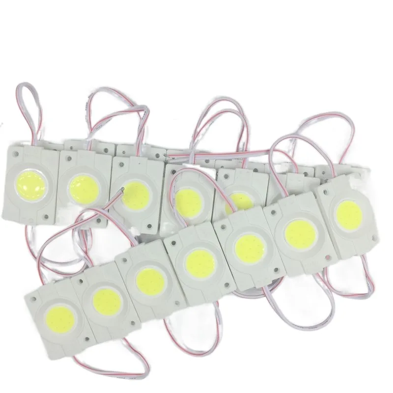 

1000pcs/lot New DC12V 2.4W injection COB LED Module with lens advertising light,Led Backlight For Channel Letters, led Sign