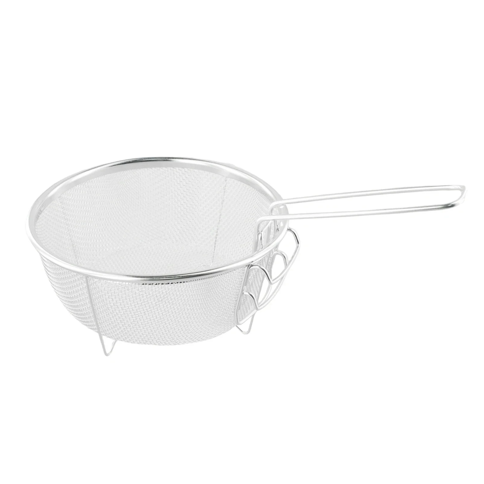 

Stainless Steel Chicken Chips Basket Fried Food Filter Screen Barbecue Filter Screen Fryer Wire Mesh With Handle Wire Colander