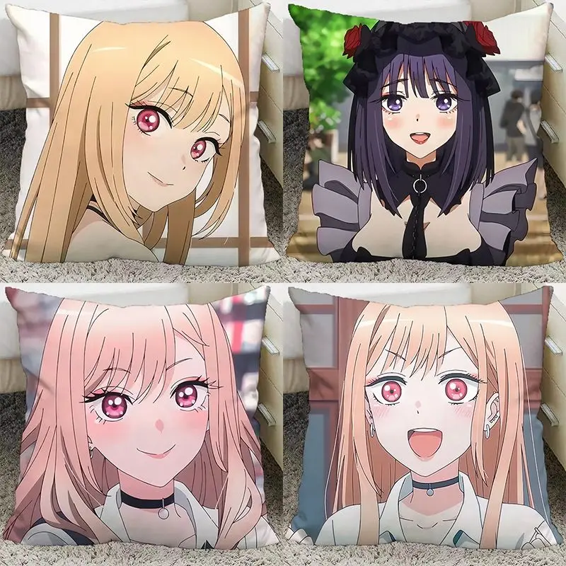 Anime Kitagawa Marin Pillow Bedside Pillow Cushion Two-Dimensional Inui Sajuna Headrest Car Lumbar Pillow My Dress-Up Darling