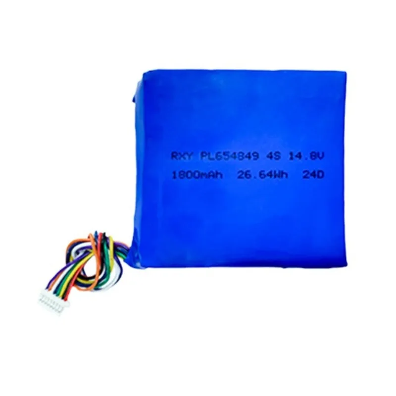 654849 Polymer Lithium Battery 14.8v 1800mAh for Electric Inflator Pump Walkie-talkie Rechargeable Soft Pack Battery