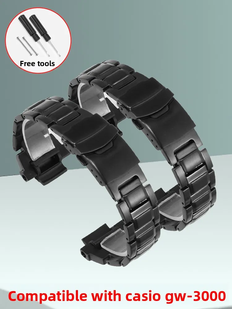 g-shock-カシオ-gw-3000-3500-2000-用ステンレススチール時計ストラップ-メンズ用ステンレススチール防水ブレスレット