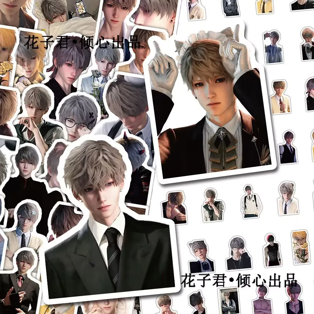 130 "Shen Xinghui" 스티커, "Love and DeepSpace" 높은 등장 수준의 주인공 장식 노트 문구 스티커 diy