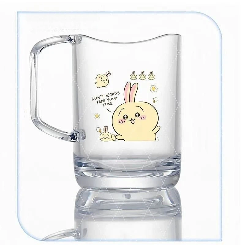 Anime Cartoon Kawaii Chiikawa Mouthwash Cup Children Stand Toothbrush Plastic Drain Upside Down Ventilation Design Creativity - view 5