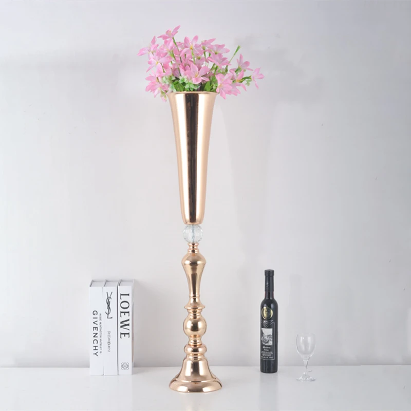 

Metal Vases Wedding Centerpieces Event Party Flower Road Lead For Home Hotel Decoration